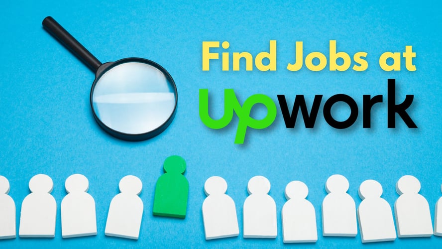 How to find jobs at upwork